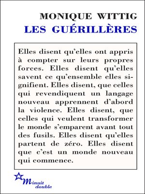 cover image of Les Guérillères